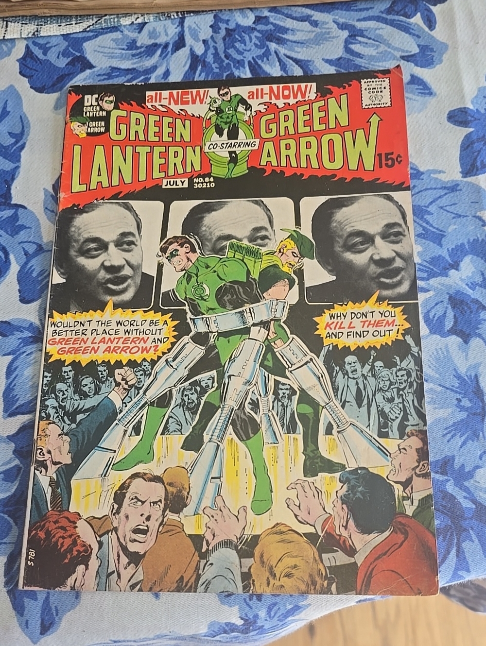 Green Lantern 84 Neal Adams Green Arrow Lantern DC Comics 1971